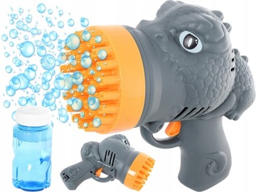 PISTOLET DO BANIEK MYDLANYCH DINOZAUR MASZYNA DO BANIEK AKCESORIA PŁYN 44