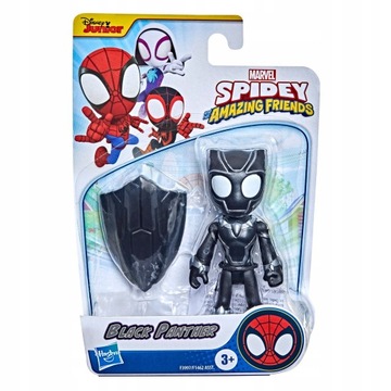 SPIDERMAN SPIDEY BLACK PANTHER 10cm HASBRO MARVEL