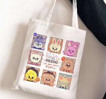 Torba zakupowa tkanina print (nadruk)