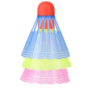 Ракетки для бадминтона + набор красочных воланов в футляре