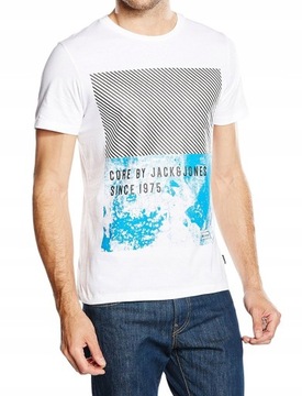 CORE by JACK JONES koszulka BIAŁY nowy T-SHIRT L