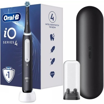 SZCZOTECZKA MAGNETYCZNA ELEKTRYCZNA ORAL-B iO SERIES 4 CZARNA ETUI