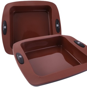 КВАДРАТНАЯ СИЛИКОНОВАЯ ФОРМА ДЛЯ ВЫПЕЧКИ ЧИЗКЕЙКА