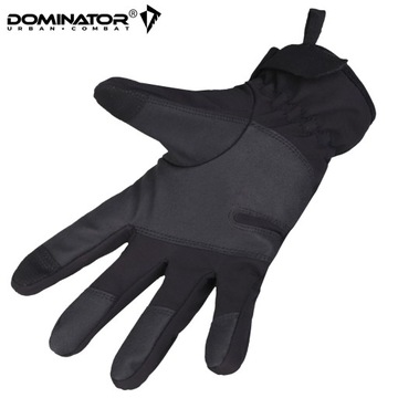 ПЕРЧАТКИ ТАКТИЧЕСКИЕ Dominator SOFTSHELL ЧЕРНЫЕ XL