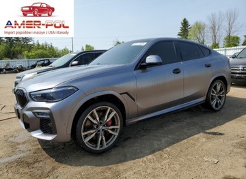 BMW X6 G06 2021 BMW X6 M50I 2021 4.4l 4.4 Benzyna 523KM