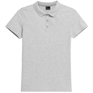 Koszulka Polo Damska 4F T-shirt Bawełniany 4FSS23TTSHF586-27M-S