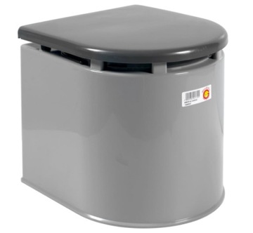 TOALETA PRZENOŚNA DLA CHORYCH SENIORA PRZENOŚNE WC + PAPIER 8 rolek+PŁYN 2L