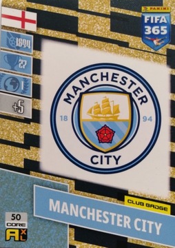 FIFA 365 2022 CORE LOGO 50 MANCHESTER CITY
