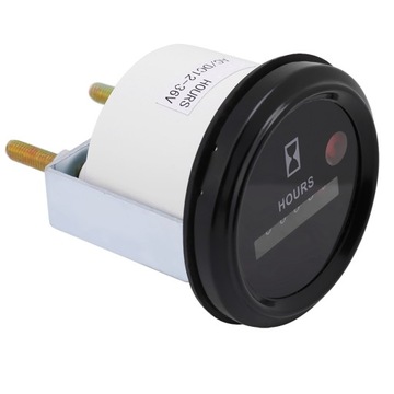 LICZNIK MOTOGODZIN CZASU PRACY MASZYN 12-36V KOPARKA WIDLAK TRAKTOR KOPARKA