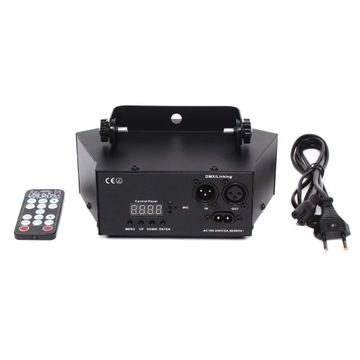 Лазерное сценическое освещение RGB DMX с 9 глазами