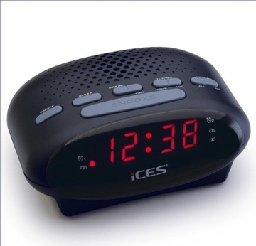 Radio FM budzik z wyświetlaczem iCes ICR-210