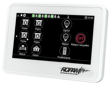 Antysabotażowy panel dotykowy Ropam TPR-4W 4,3''