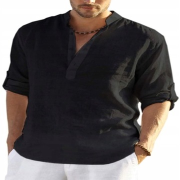 Męska Bluzki Luźna Moda Koszula S-4XL,3XL