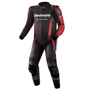 Kombinezon motocyklowy SHIMA STR 2.0 BLACK +GRATIS