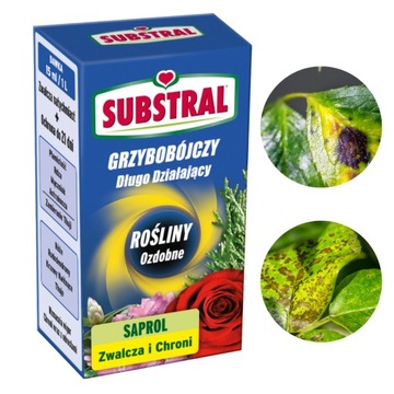 Środek Grzybobójczy Saprol Kwiaty Rośliny Substral Zwalcza i CHRONI 25ml