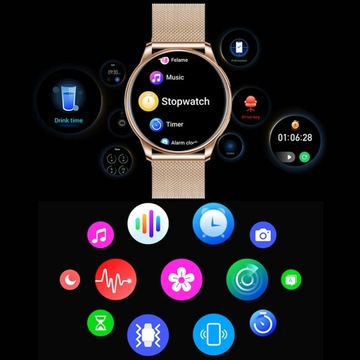 SMARTWATCH DAMSKI DLA KOBIETY ROZMOWY CIŚNIENIE PL