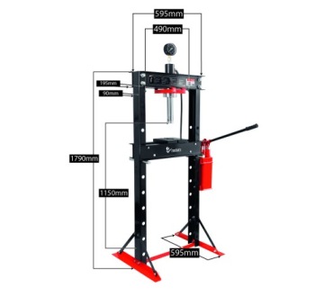 Гидравлический пресс 20 т с двойным насосом REDATS H-370