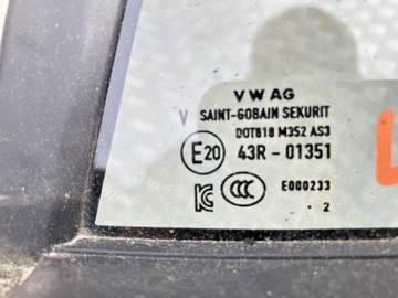 SZYBA DRZWI LEWY TYŁ TRÓJKĄT VW ID.3 ID 3 2022 R