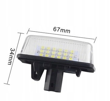 LED DIODY LAMPY TABULKY TOYOTA COROLLA VERSO E120