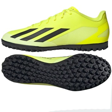 Buty adidas X CRAZYFAST Club TF IF0723 żółty 46