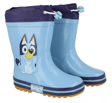 Kalosze Bluey gumowce buty z bajki Bluey kołnierz przeciwdeszczowy R29