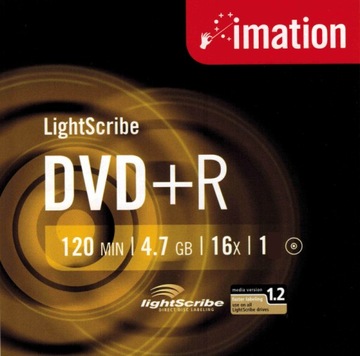 Imation DVD+R Lightscribe 1szt. slim case