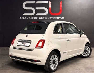 Fiat 500 II CC Seria 4 1.2 69KM 2016 Fiat 500 1.2 69KM Cabrio POP Stan Idealny SSU 1.2 Benzyna 69KM, zdjęcie 4