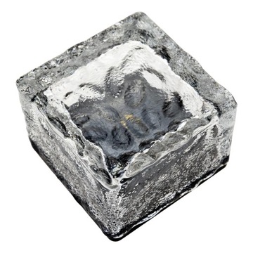 4x садовые солнечные лампы в виде кубиков льда, 7x7 см, солнечные светодиоды для заземления