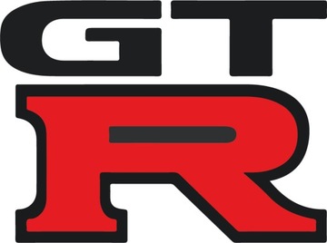 Termo naklejka GTR Japonia Samochód Auto JDM