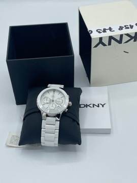 Zegarek damski DKNY 4912 CERAMIC biały bransoleta ceramik prezent