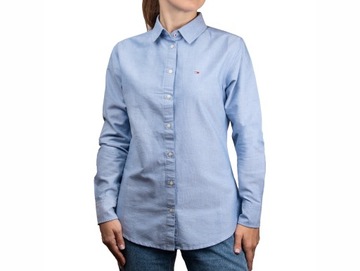 Koszula damska Tommy Jeans LADIES OXFORD SHIRT SKY BLUE