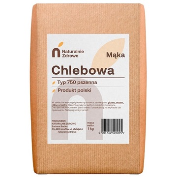 MĄKA PSZENNA CHLEBOWA TYP 750 5kg
