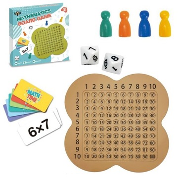 460239 GRA EDUKACYJNA - MATEMATYKA TABLICZKA MNOŻENIA GAZELO