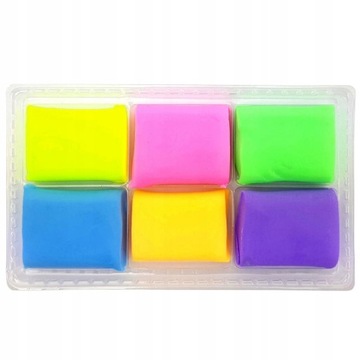 Modelina Fluorescencyjna ASTRA 6 Kolorów Ozdobna