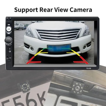 Автомобильный плеер в стиле 2DIN BT 7, сенсорный экран с дистанционным управлением, SD USB