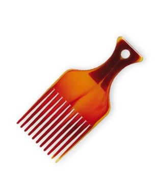 GRZEBIEŃ AFRO „S” BURSZTYNOWY TOP CHOICE 60274
