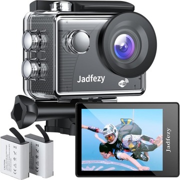 KAMERA SPORTOWA 1080P WODOODPORNA KAMERA PODWODNA 40M JADFEZY SZEROKI KĄT