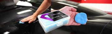 ГЛАМ КЛЕЙ БАР ГЛИНКА ДЛЯ ЧИСТКИ ЛАКА СТЕКОЛ 180Г XXL + ЧЕХОЛ