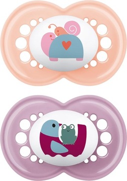 MAM BABY SMOCZEK START SILKY 6+ TOGETHER GIRL 2SZT