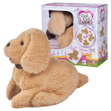 CHI CHI LOVE INTERAKTYWNY PLUSZOWY SZCZENIACZEK 20 CM FIKOŁKI SALTO PUPPY
