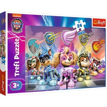 PUZZLE 24 MAXI PAW PATROL PAW DOGS MIGHTY PUPS КИНОКЛУБЫ 3+