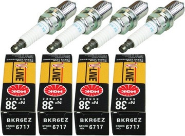 4X ŚWIECA ZAPŁONOWA NGK 6717 V-LINE 38