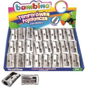 SZKOLNA TEMPERÓWKA DO KREDEK OŁÓWKÓW BAMBINO 24SZT