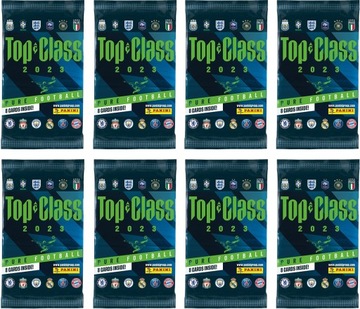 2023 TOP CLASS 8 x Saszetki 48 karty piłkarskie panini