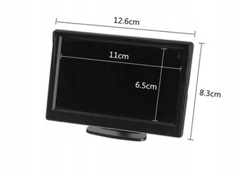 ZESTAW COFANIA ŚWIATŁO STOP Z KAMERĄ + MONITOR 5' JUMPER BOXER DUCATO