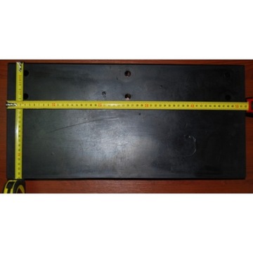Lemiesz gumowy 520x250x50mm do pługa śnieżnego