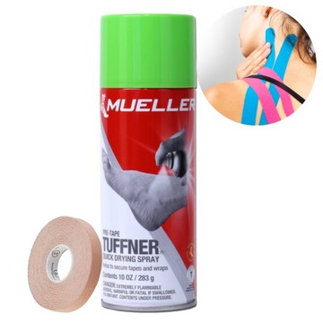 SPRAY KLEJ TEJP MUELLER TUFFNER PRE TAPE WODOODPORNY DO TAPINGU 400 ML