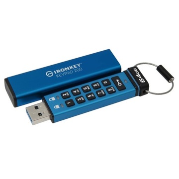 Pendrive Kingston IKKP200/64GB Niebieski