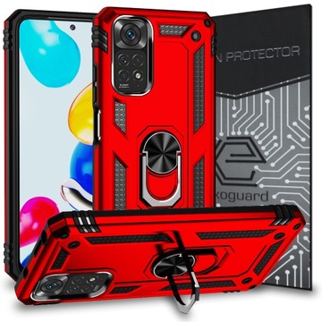 ETUI PANCERNE + SZKŁO do XIAOMI REDMI NOTE 11 11S
