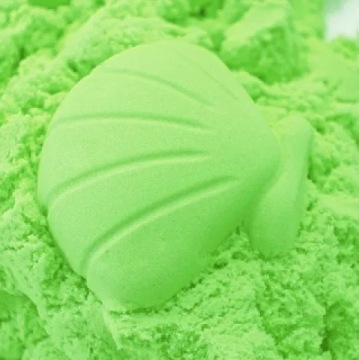 КИНЕТИЧЕСКИЙ ПЕСОК 1 КГ ЗЕЛЕНЫЙ ПЕСОК